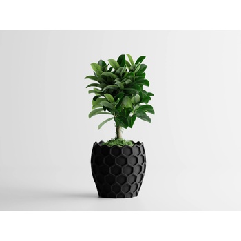 Кашпа Beehavia Малка, 151x151xH146мм- Черена