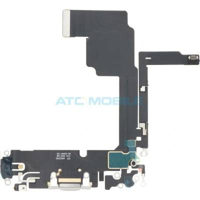 iPhone 15 Pro flex nabíjecího konektoru modrý (Blue Titanium)