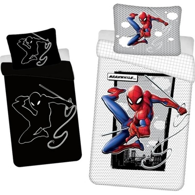 Jerry Fabrics Svietiace obliečky Spiderman 2 Bavlna 140x200 70x90
