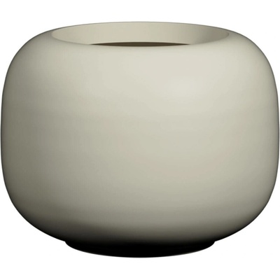Pottery Pots Květináč Sphere Low hedvábně bílá 53,5 x 40,4 cm