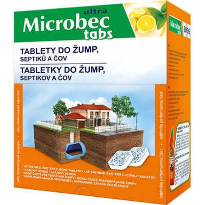 04862 Bros Microbec tabletky do žump, septiků a ČOV 16x20g – Zboží Dáma