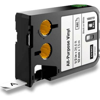 Dymo XTL 1868751 - originální univerzální pásky - černo-bílá, 12 mm × 7 m