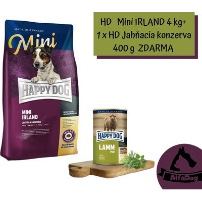 Happy Dog Supreme Mini Ireland Losos & Králik 4 kg