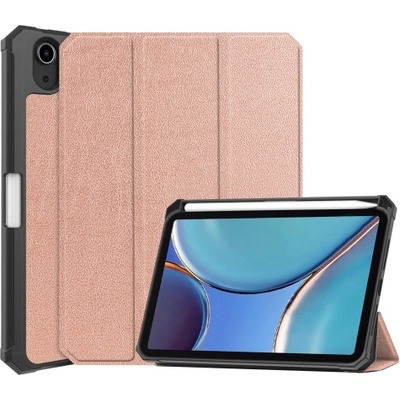 Vsetkonamobil 34246 LEATHER Zaklápací obal Apple iPad mini 2021 / iPad mini 2024 zlatý