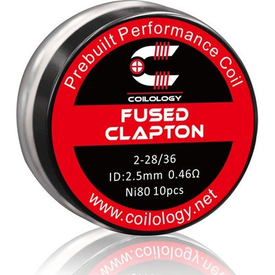 Coilology Fused Clapton předmotané spirálky Ni80 0,46ohm 10ks – Zboží Dáma
