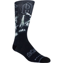 Perri´s Socks ponožky AC/DC DYE SUB CREW ACA305-001 BLACK