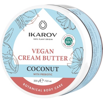 Ikarov Веган крем-бътър с кокос и пребиотик, 200 g