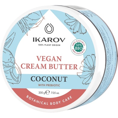 Ikarov Веган крем-бътър с кокос и пребиотик, 200 g