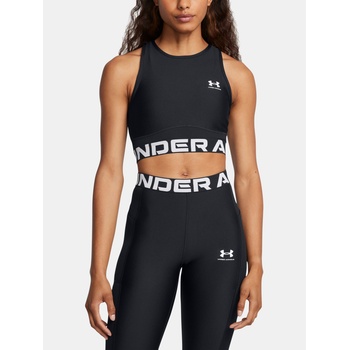 Under Armour HeatGear Rib Tank за жени Under Armour Under Armour | Cheren | ЖЕНИ | M