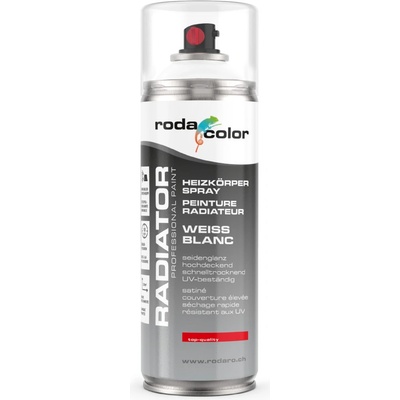 Roda Color farba na radiátor v spreji 400 ml biela