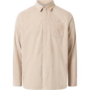 KnowledgeCotton Apparel Мъжка риза с копчета Knowledgecotton apparel Regular 26-Wales Corduroy Shirt - Light Feather Gray - размер 3XL (033-2926-0415)