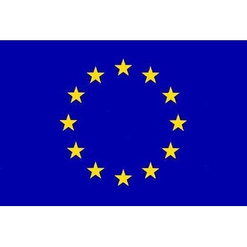 Stolní vlaječka EU - praporek s návlekem