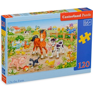 Castorland Пъзел Castorland от 120 части - Във фермата (B-13197-1)