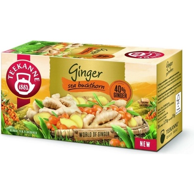 Teekanne WOG ZÁZVOR rakytník bylinný čaj 20 x 1,75 g