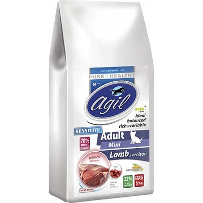 Agil Adult Mini Sensitive Grain Free Lamb Venison 10 kg