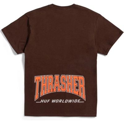 HUF Thrasher High Point Tee chocolate