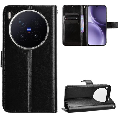 Crazy knížkové pouzdro na Vivo X300 Pro 5G černé