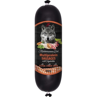Alpha Spirit Dog Imperial Sausage Multiprotein 350 g