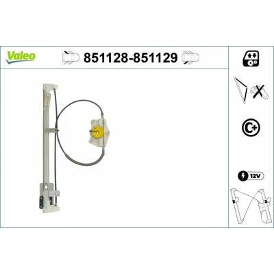 Mechanizmus zdvíhania okna VALEO 851128