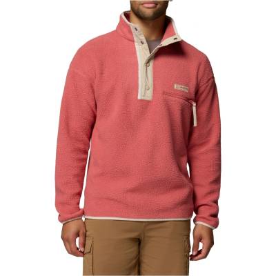 Columbia Мъжки поларен пуловер Columbia Helvetia II Half Snap Fleece Fleece jumper - Washed Red - размер XXL (005-6143-1116)