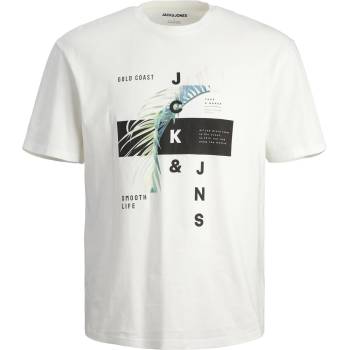 JACK & JONES Тениска 'jjclarc' бяло, размер m