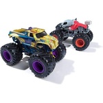 Spin Master Monster Jam - колекционерски метален модел на кола Monster Truck, Marvel, комплект от 2 модела, асор (6070555)