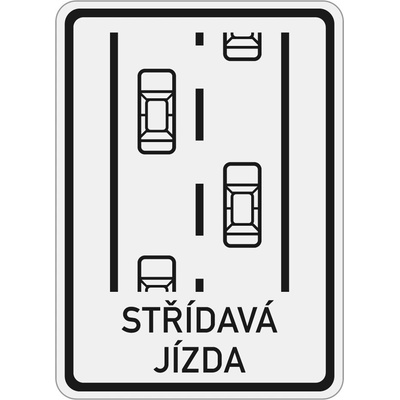 Dopravní značka E13 Střídavá jízda