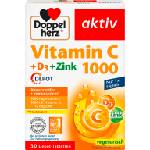 Doppelherz aktiv Vitamin C 1000 + D3 + Zink Depot - 30 таблетка