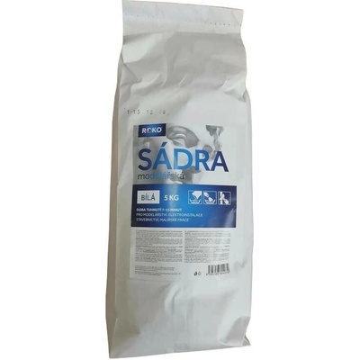 Roko Sádra modelářská Roko bílá 1 kg