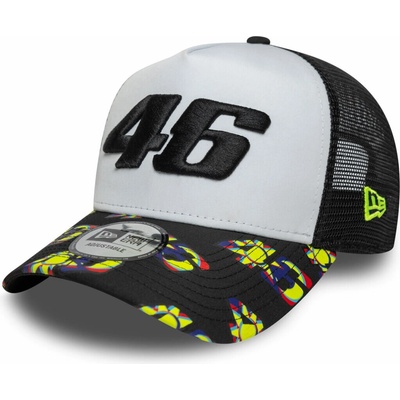 New Era Print Visor 9FORTY A-Frame Trucker Black