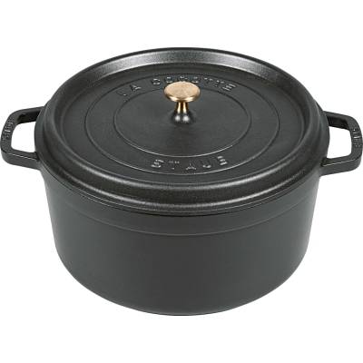 Staub Hrniec okrúhly 30 cm 8,35 l čierny