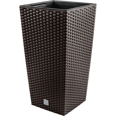 Prosperplast RATO SQUARE hnědý 17 x 17 x 32.4 cm