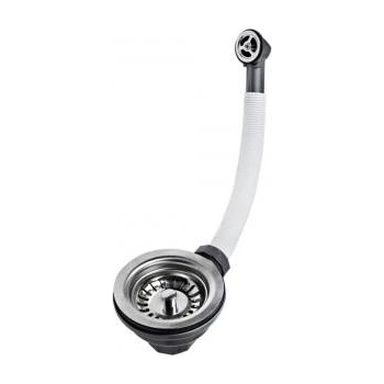 Teka Клапан за мивка с Гъвкав Преливник Teka 61001302 Сребро Неръждаема стомана