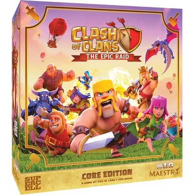 Maestro Media Настолна игра Clash of Clans: The Epic Raid (Core Edition) - Стратегическа (MMV-MMCD01)