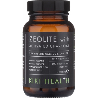 KIKI Health Zeolite With Activated Charcoal Zeolit s aktivním uhlím 360 mg 100 kapslí