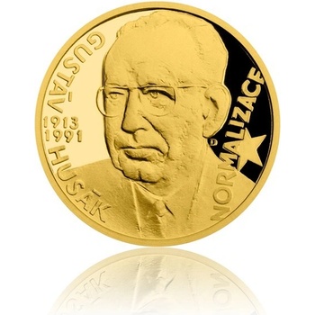 Česká mincovna Zlatý dukát Českoslovenští prezidenti Gustáv Husák 3,49 g