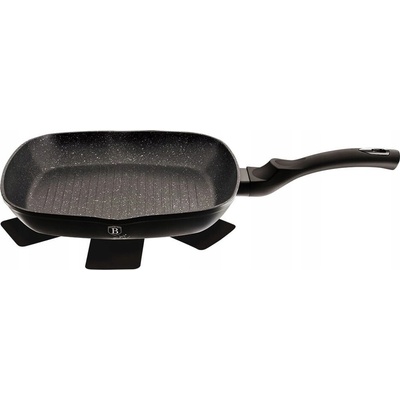BerlingerHaus Granitová grilovací pánev Black Silver 28 cm