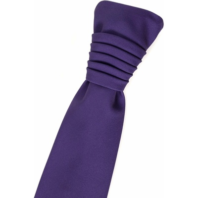 Francúzska kravata tmavo fialová