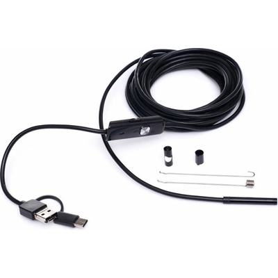 MDS Inspekční kamera endoskopická Full HD s USB a microUSB konektorem - 5 m/8 mm