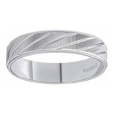SILVEGO Snubný strieborný prsteň Tamera KRM00306R