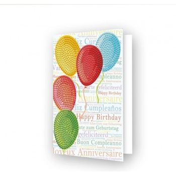 Image 1 of Diamond dotz Балони в небето - диамантена картичка ddg. 033