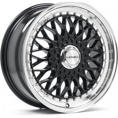 Lenso Bsx 8,5x17 5x98 ET25 gloss black & polished