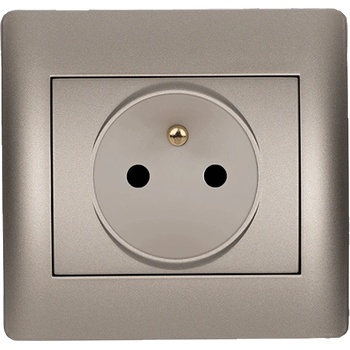 ELMARK Rhyme КОНТАКТ ФРЕНСКИ СТАНДАРТ СИВ МЕТАЛИК (11214f)