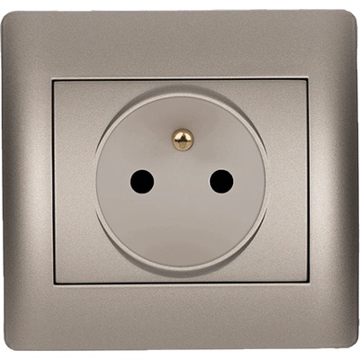 ELMARK Rhyme КОНТАКТ ФРЕНСКИ СТАНДАРТ СИВ МЕТАЛИК (11214f)