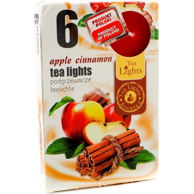 Admit Tea Lights Apple Cinnamon 6 ks