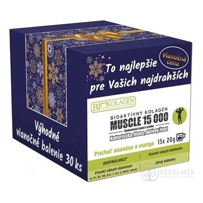 ASP Bioaktívny kolagén muscle Vianoce nápoj v prášku 30 x 20 g