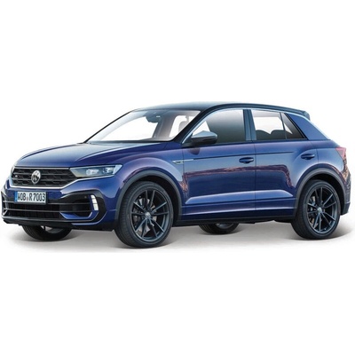 Bburago Volkswagen T Roc R modrá metalíza 1:43