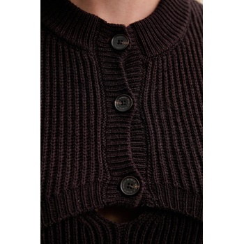 Isabelle Blanche Жилетка с вълна isabelle blanche в кафяво is25fw-m123-f005-mod (is25fw.m123.f005.mod)