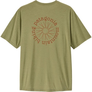 Patagonia Мъжка спортна тениска Patagonia Cap Cool Daily Shirt Spoke Stencil Sport shirt - Gumtree Green / Light Gumtree Green X-Dye (216-7991-0312)