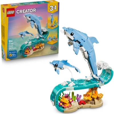 LEGO® Creator 3-in-1 - Sea Animals: Beautiful Dolphins (31385)